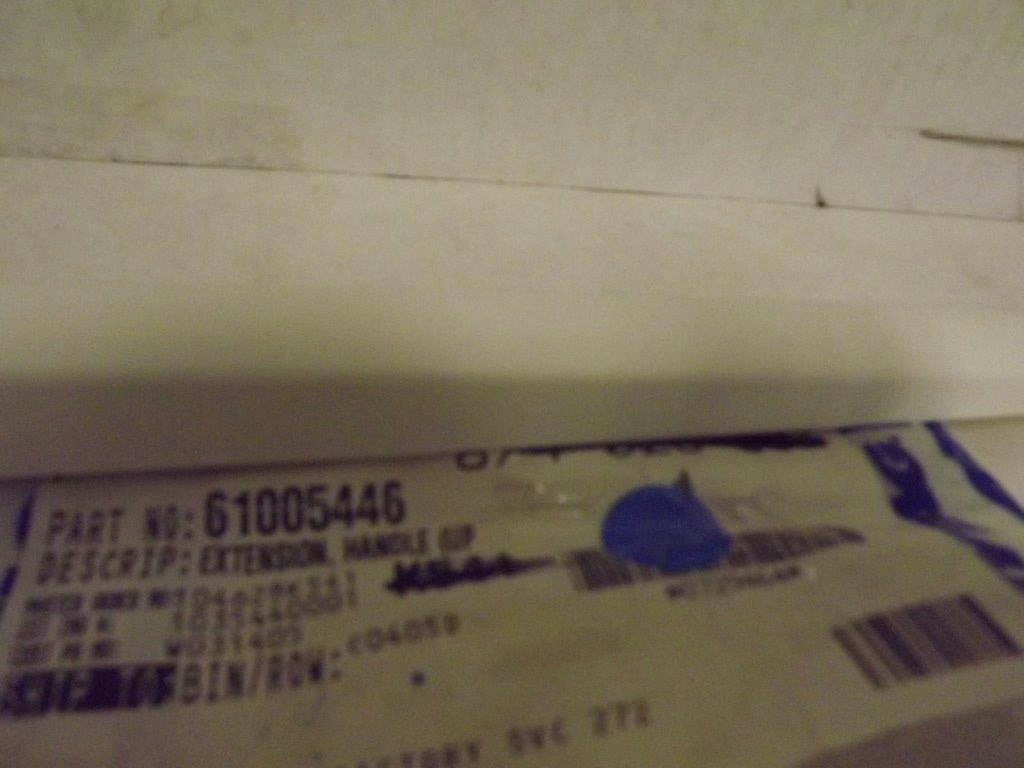 MAYTAG WHIRLPOOL REFRIGERATOR 61005446 HANDLE EXTENSION (UPR-BSQ) NEW MAYTAG WHIRLPOOL REFRIGERATOR 61005446 HANDLE EXTENSION (UPR-BSQ) NEW
